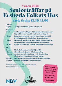 Seniorträffar på Ersboda Folkets Hus
