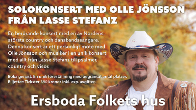 Solokonsert med Olle Jönsson från Lasse Stefanz