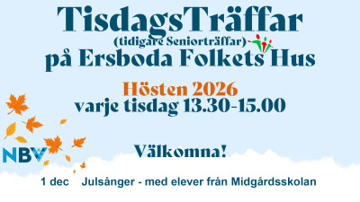 TisdagsTräffar - Julsånger - med elever från Midgårdsskolan