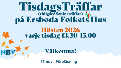 TisdagsTräffar - Föreläsning