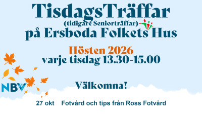 TisdagsTräffar - Fotvård och tips från Ross Fotvård