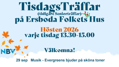 TisdagsTräffar - Musik - Evergreens bjuder på sköna toner