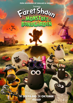 Familjebio Fåret Shaun och monstret på bondgården